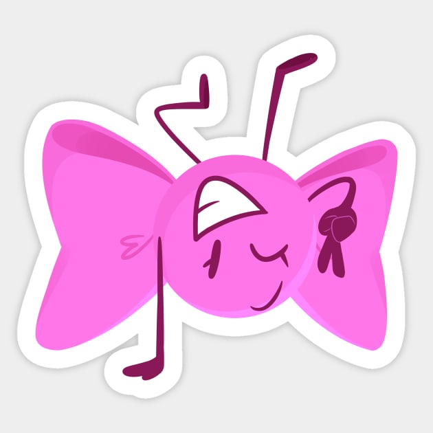 Bow (Inanimate Insanity) Sticker by PuppyRelp